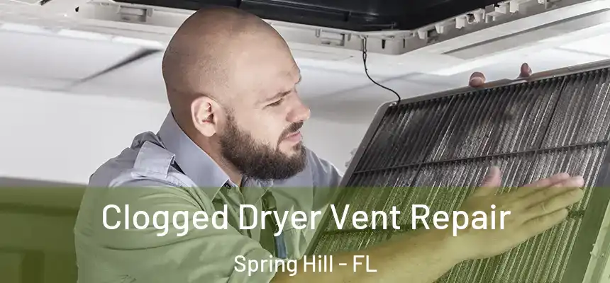 Clogged Dryer Vent Repair Spring Hill - FL