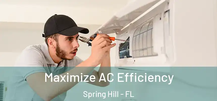 Maximize AC Efficiency Spring Hill - FL