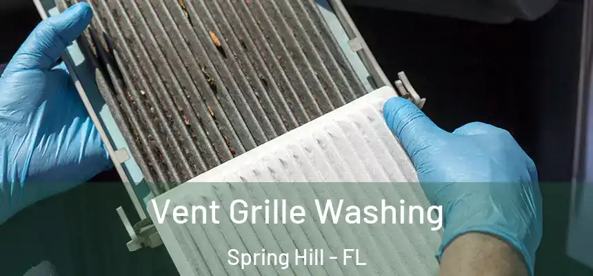 Vent Grille Washing Spring Hill - FL